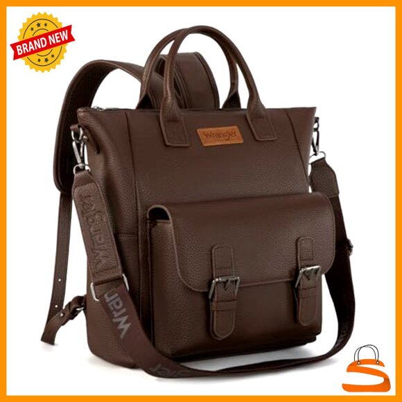 Medium Convertible Backpack Purse with Crossbody Strap for Travel Work main image 5